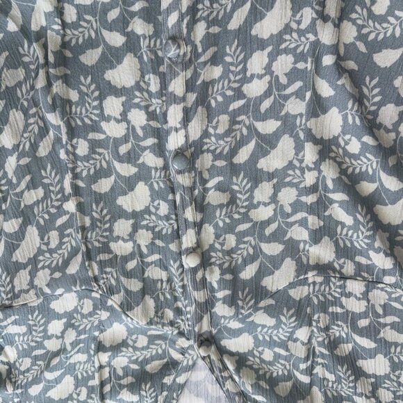 Women's Faherty Havana Dress Smoke Echo Floral Maxi Boho size Small - Picture 5 of 12